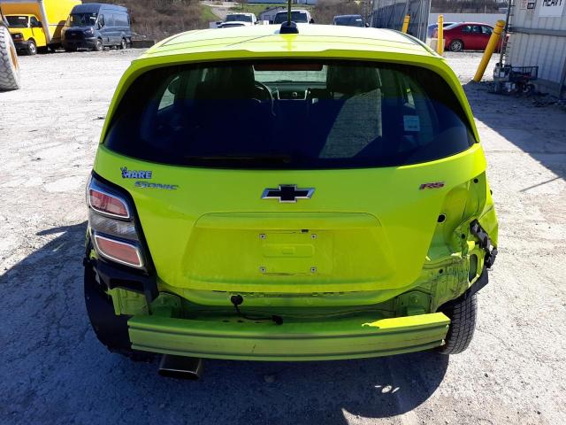 1G1JD6SB5K4113523 - 2019 CHEVROLET SONIC LT GREEN photo 6