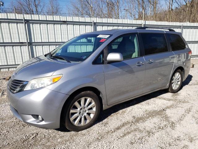 5TDDK3DC3CS038101 - 2012 TOYOTA SIENNA XLE SILVER photo 1