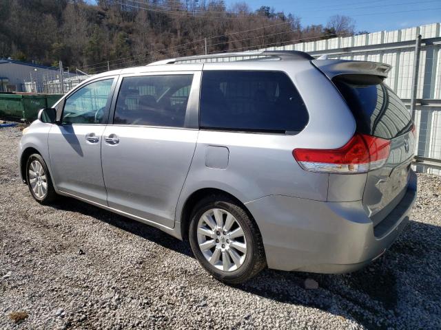 5TDDK3DC3CS038101 - 2012 TOYOTA SIENNA XLE SILVER photo 2