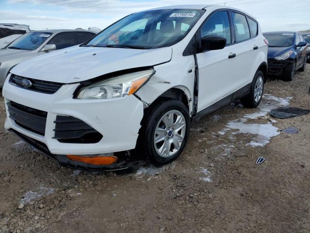 1FMCU0F7XDUB83133 - 2013 FORD ESCAPE S WHITE photo 1