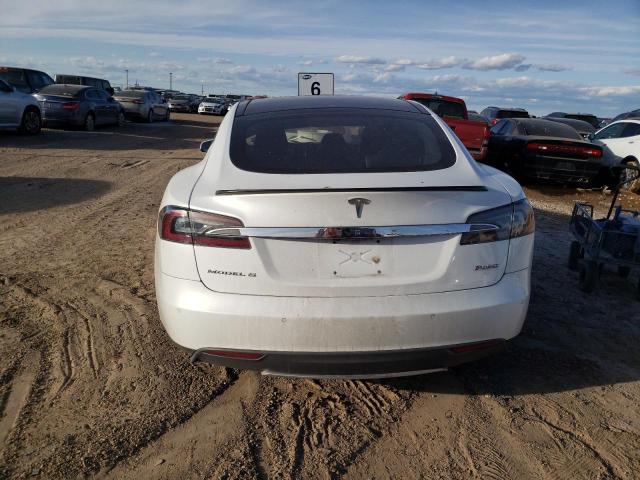 5YJSA1H23EFP65813 - 2014 TESLA MODEL S WHITE photo 6