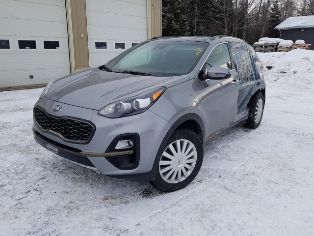 KNDPNCAC2M7872364 - 2021 KIA SPORTAGE EX GRAY photo 1