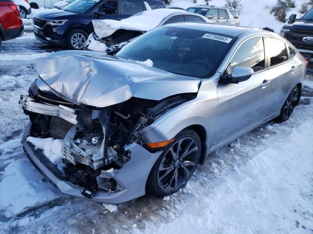 2HGFC2F89LH568131 - 2020 HONDA CIVIC SPORT 银色 照片 1
