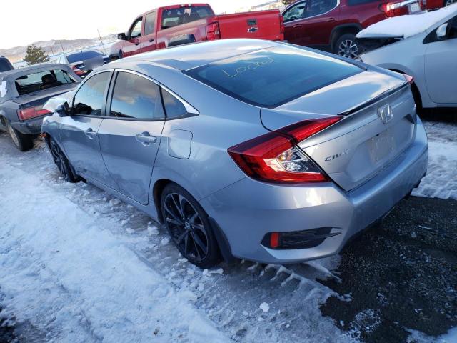 2HGFC2F89LH568131 - 2020 HONDA CIVIC SPORT 银色 照片 2