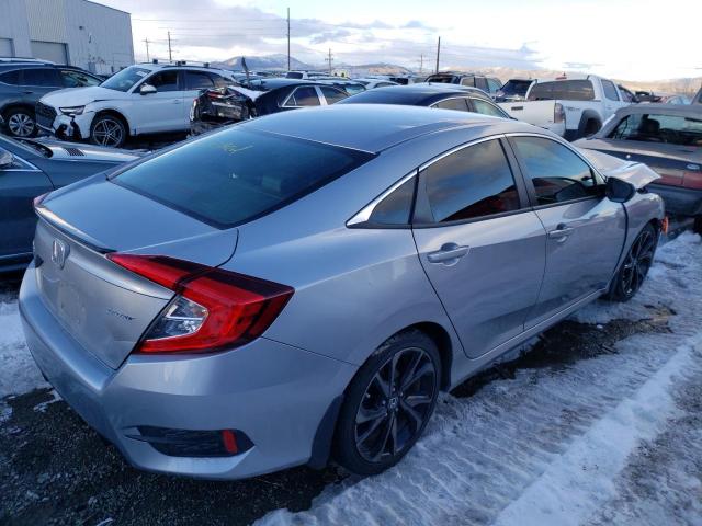 2HGFC2F89LH568131 - 2020 HONDA CIVIC SPORT 银色 照片 3