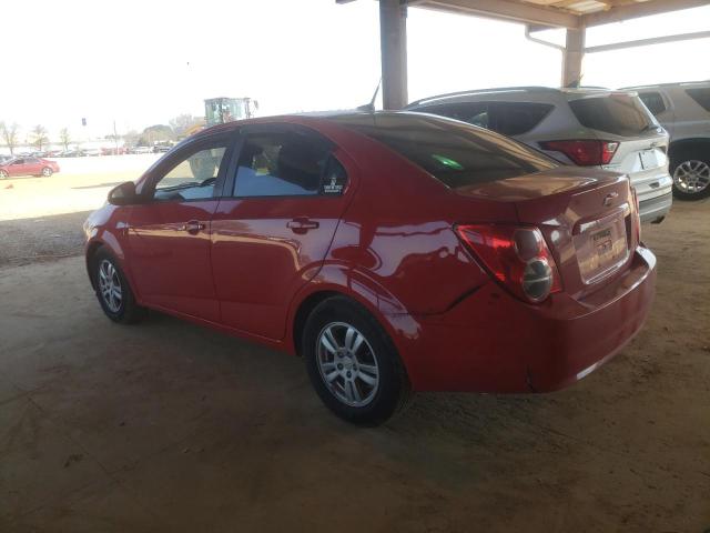 1G1JA5SHXC4231222 - 2012 CHEVROLET SONIC LS 红色 照片 2