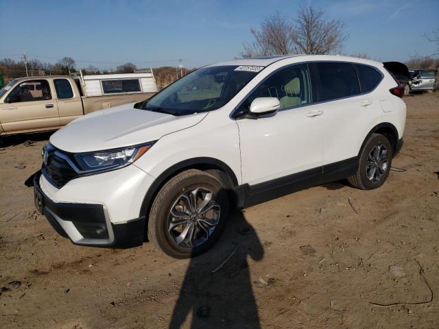 5J6RW2H89NA012462 - 2022 HONDA CR-V EXL WHITE photo 1