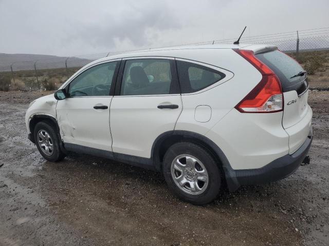 5J6RM3H36DL017542 - 2013 HONDA CR-V LX WHITE photo 2