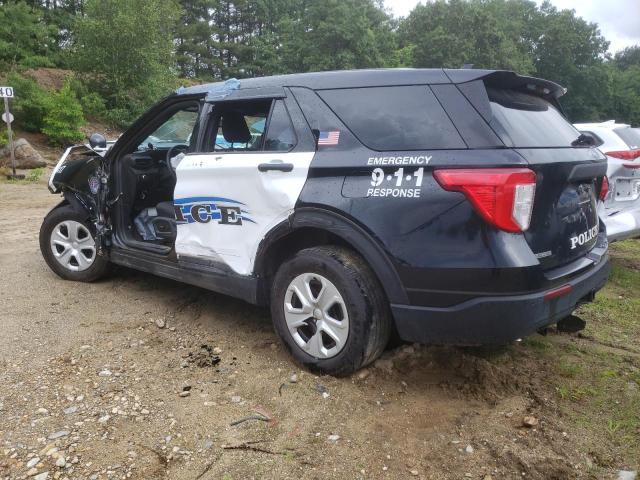 1FM5K8AW7MNA07825 - 2021 FORD EXPLORER POLICE INTERCEPTOR TWO TONE photo 2