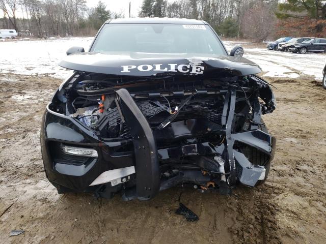 1FM5K8AW7MNA07825 - 2021 FORD EXPLORER POLICE INTERCEPTOR TWO TONE photo 5