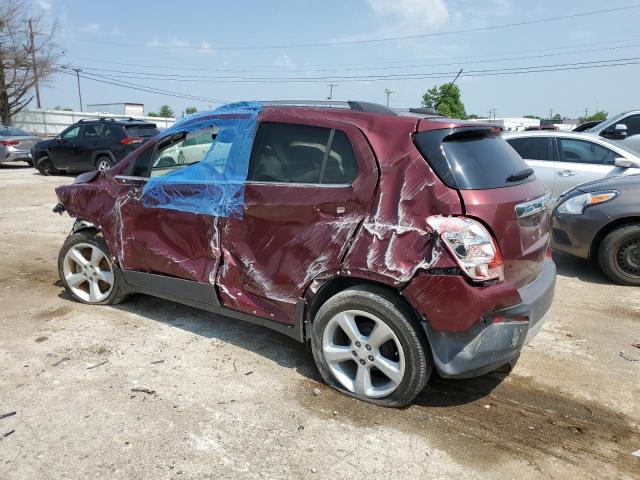 3GNCJMSB0GL164739 - 2016 CHEVROLET TRAX LTZ BURGUNDY photo 2