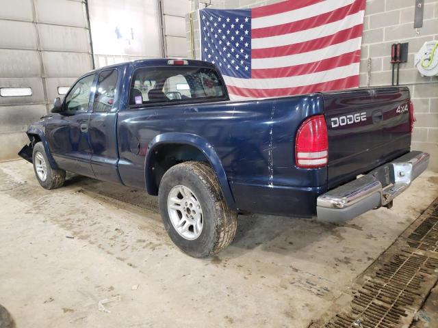 1D7HL32X33S181129 - 2003 DODGE DAKOTA SPORT BLUE photo 2