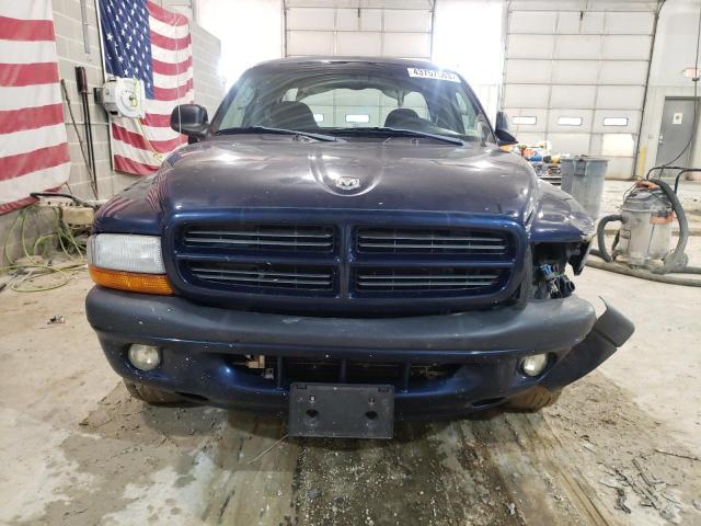 1D7HL32X33S181129 - 2003 DODGE DAKOTA SPORT BLUE photo 5