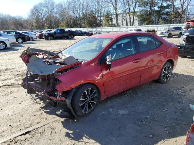 2T1BURHE8KC187787 - 2019 TOYOTA COROLLA L RED photo 1