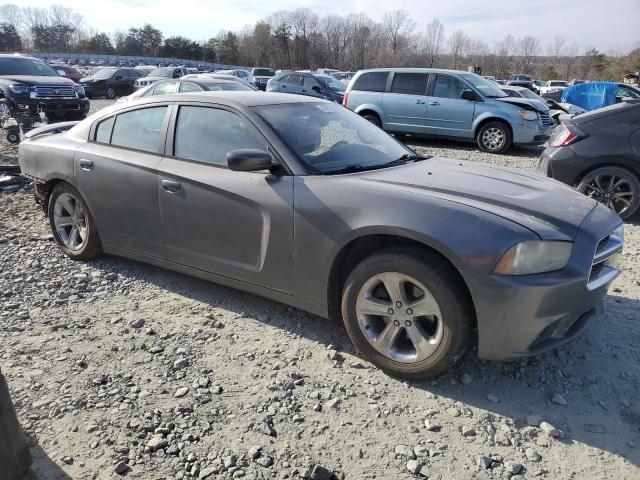 2C3CDXBG6DH713026 - 2013 DODGE CHARGER SE GRAY photo 4