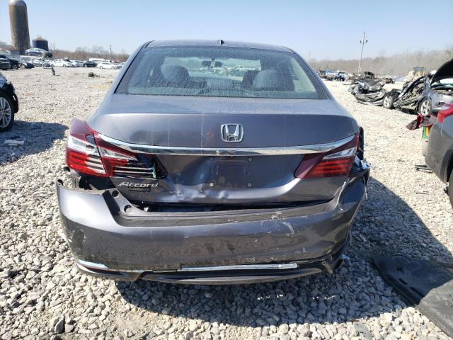 1HGCR2F73GA223397 - 2016 HONDA ACCORD EX GRAY photo 6