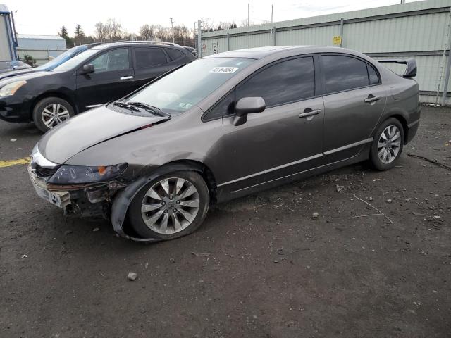 2HGFA1F9XAH530610 - 2010 HONDA CIVIC EXL ნაცრისფერი ფოტო 1