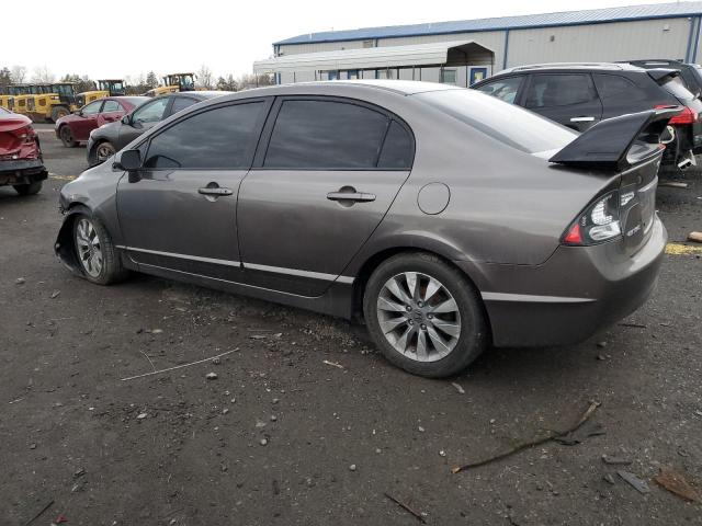 2HGFA1F9XAH530610 - 2010 HONDA CIVIC EXL GRAY photo 2