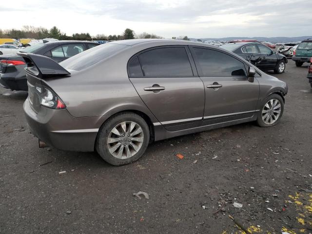 2HGFA1F9XAH530610 - 2010 HONDA CIVIC EXL GRAY photo 3