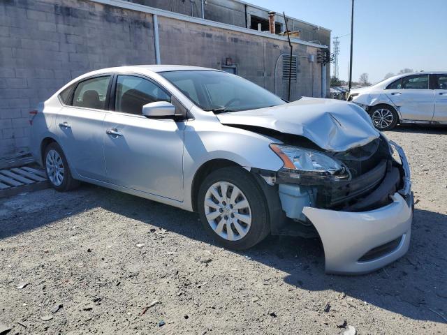 3N1AB7AP8EY223681 - 2014 NISSAN SENTRA S SILVER photo 4