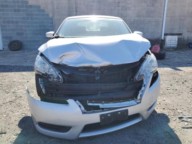 3N1AB7AP8EY223681 - 2014 NISSAN SENTRA S SILVER photo 5