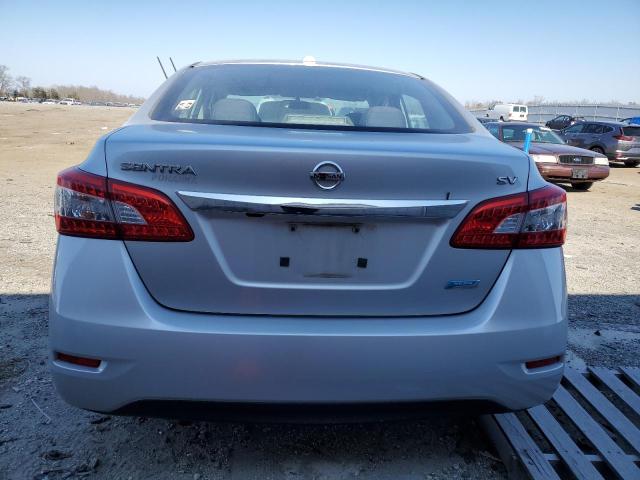 3N1AB7AP8EY223681 - 2014 NISSAN SENTRA S SILVER photo 6