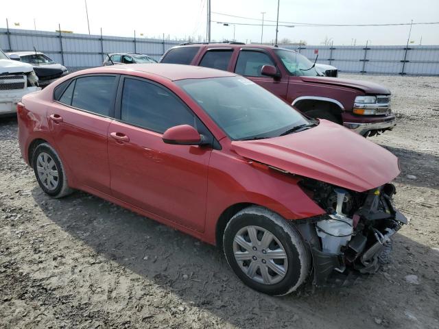 3KPA24AD5ME429509 - 2021 KIA RIO LX RED photo 4