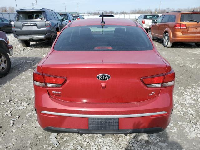 3KPA24AD5ME429509 - 2021 KIA RIO LX RED photo 6