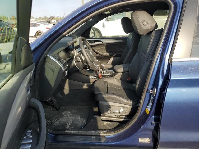 5UX43DP03N9N05702 - 2022 BMW X3 SDRIVE30I BLUE photo 7