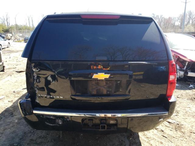 1GNSKKE76ER144425 - 2014 CHEVROLET SUBURBAN K1500 LTZ BLACK photo 6