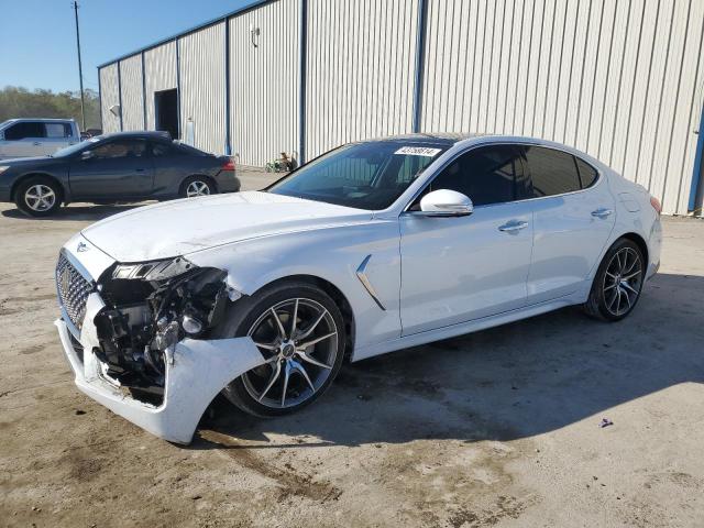 KMTG44LA5KU022443 - 2019 GENESIS G70 PRESTIGE WHITE photo 1