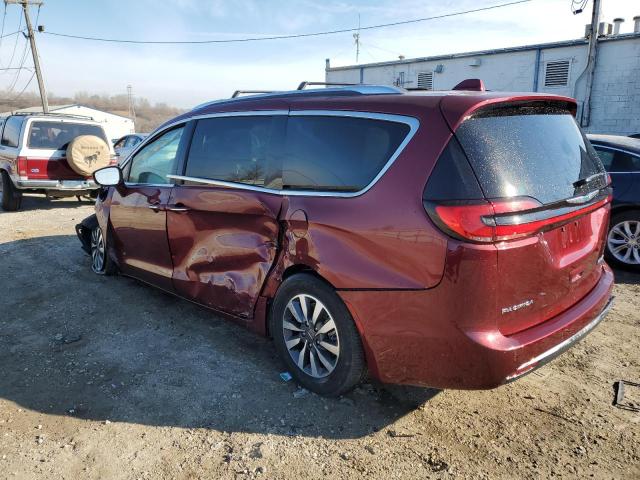 2C4RC1L76MR581125 - 2021 CHRYSLER PACIFICA HYBRID TOURING L RED photo 2