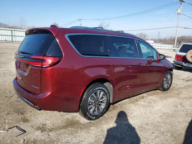 2C4RC1L76MR581125 - 2021 CHRYSLER PACIFICA HYBRID TOURING L RED photo 3