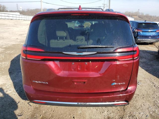 2C4RC1L76MR581125 - 2021 CHRYSLER PACIFICA HYBRID TOURING L RED photo 6