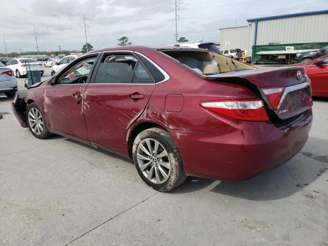 4T1BF1FK4GU527821 - 2016 TOYOTA CAMRY LE BURGUNDY photo 2