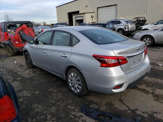 3N1AB7AP3JY312780 - 2018 NISSAN SENTRA S SILVER photo 2