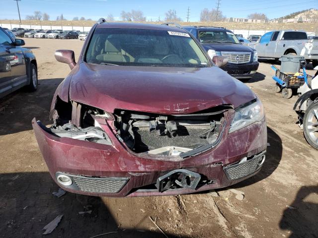 5J8TB3H5XDL007360 - 2013 ACURA RDX TECHNOLOGY BURGUNDY photo 5