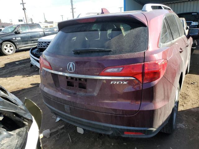 5J8TB3H5XDL007360 - 2013 ACURA RDX TECHNOLOGY BURGUNDY photo 6