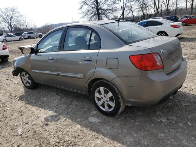 KNADH4A37B6930839 - 2011 KIA RIO BASE GRAY photo 2