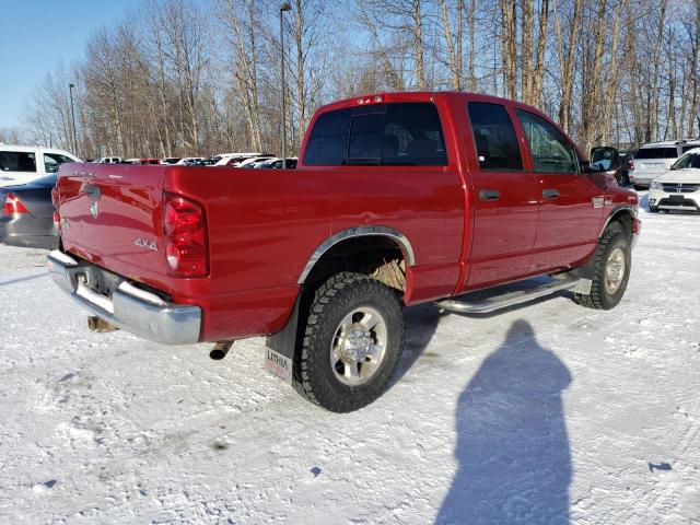 3D7KS28D98G195616 - 2008 DODGE RAM 2500 ST RED photo 3