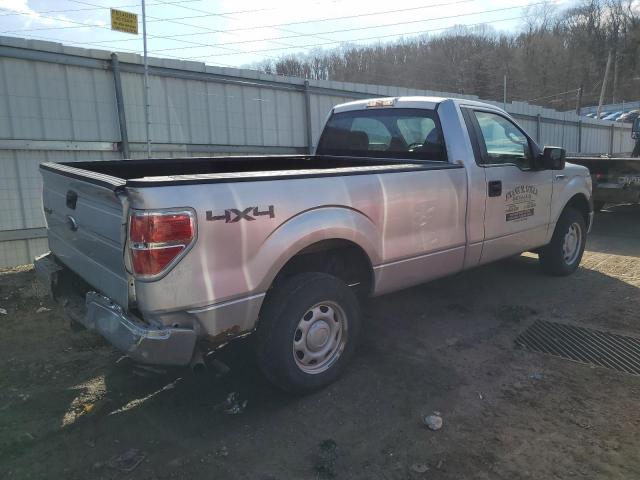 1FTMF1EW2AKA18797 - 2010 FORD F150 SILVER photo 3