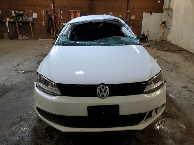 3VW1K7AJ6EM322738 - 2014 VOLKSWAGEN JETTA BASE WHITE photo 5