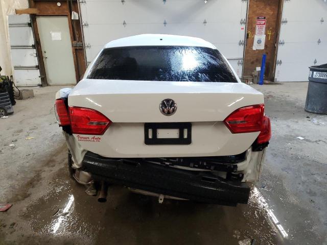 3VW1K7AJ6EM322738 - 2014 VOLKSWAGEN JETTA BASE WHITE photo 6