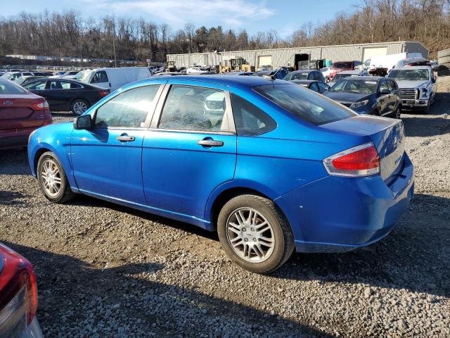 1FAHP3FNXAW224190 - 2010 FORD FOCUS SE BLUE photo 2