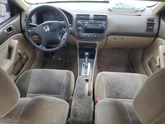 1HGES163X4L008314 - 2004 HONDA CIVIC DX VP BLUE photo 8