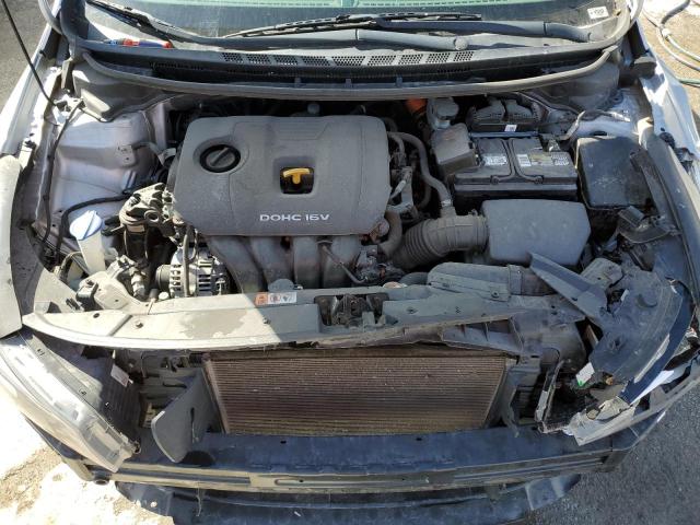 3KPFL4A7XHE145747 - 2017 KIA FORTE LX GRAY photo 11