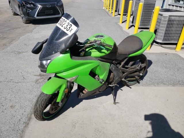 JKAEXEA178A036421 - 2008 KAWASAKI EX650 A GREEN photo 1