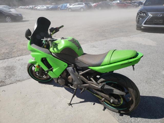 JKAEXEA178A036421 - 2008 KAWASAKI EX650 A Yaşıl foto 2