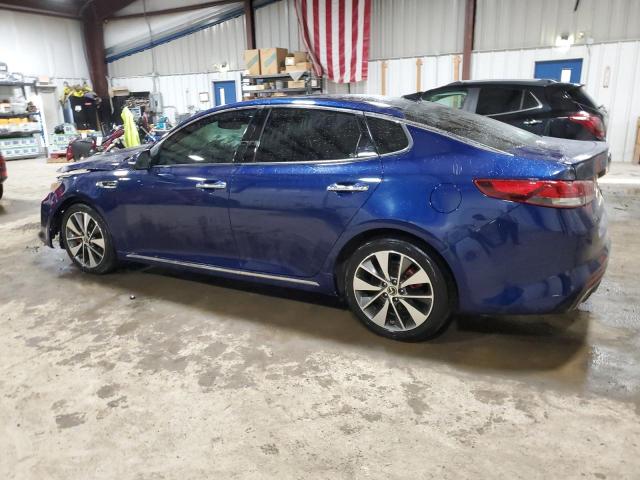 5XXGV4L22GG031117 - 2016 KIA OPTIMA SXL BLUE photo 2