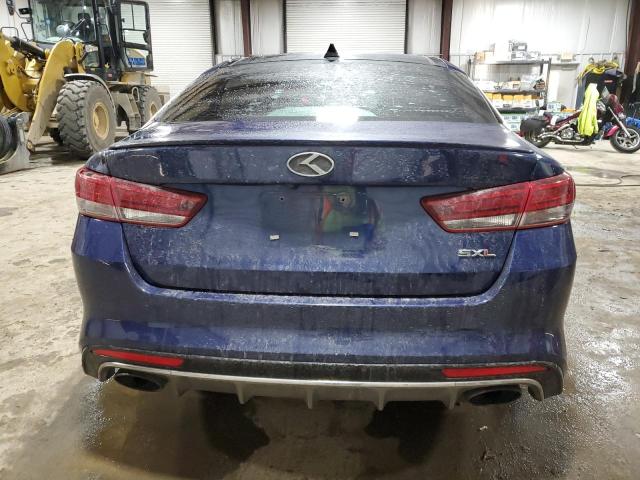 5XXGV4L22GG031117 - 2016 KIA OPTIMA SXL BLUE photo 6